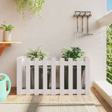 VidaXL Planter Insent Hek Design 100x50x50 cm Pine Wit White