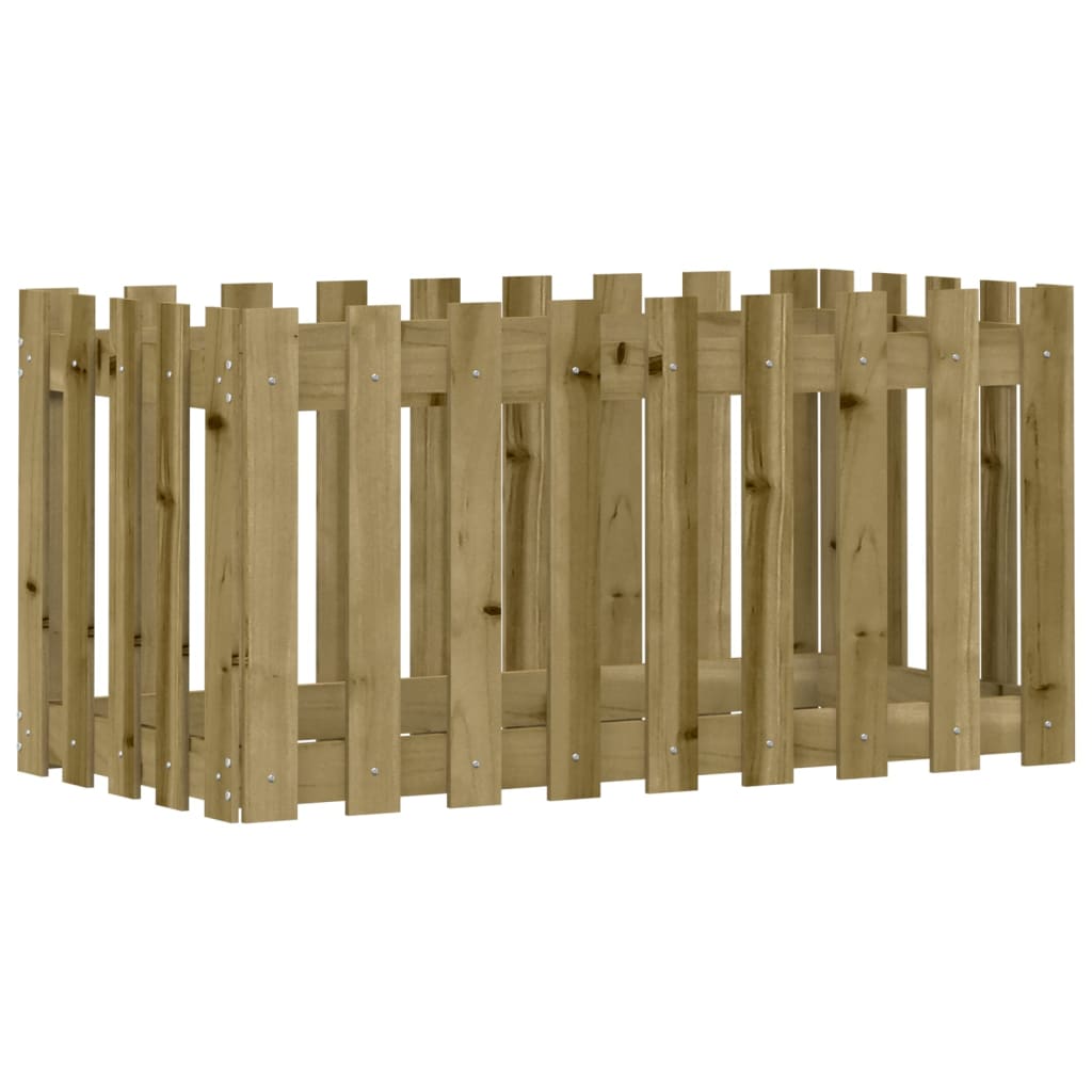 VidaXL Planter Insent Hek Design 100x50x50 cm Impregnated Wood