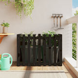 VidaXL Planter Insented Hek Design 100x50x70 cm Pine wood Black