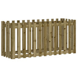 VidaXL Planter Inserted Hek Design 150x50x70 cm Impregnated Wood