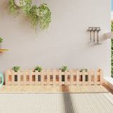 Vidaxl Planter raised with fence design 200x30x30 cm pine wood