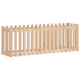 Vidaxl Planter raised with fence design 200x50x70 cm pine wood