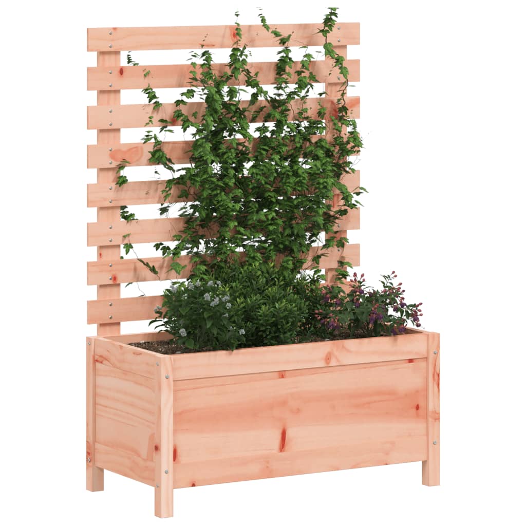 VidaXL Planter with rack 79x39.5x114 cm Solid Douglashout