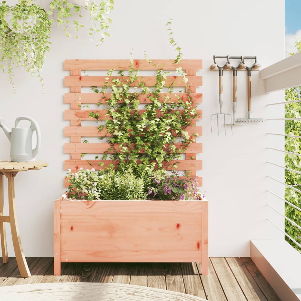 VidaXL Planter with rack 79x39.5x114 cm Solid Douglashout