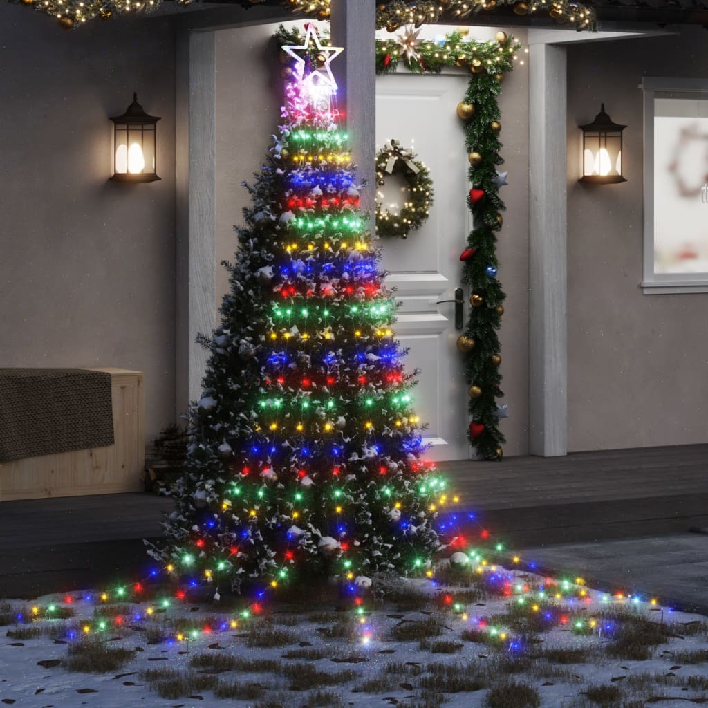 Vidaxl Christmas tree lighting 320 Colorful LEDs 375 cm