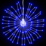 Vidaxl Christmas lighting fireworks 140 blue LEDs 17 cm