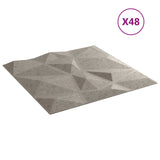 Vidaxl 48 ST stenske plošče Diamond 12 m² 50x50 cm XPS beton cena