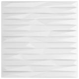 Vidaxl 24 st panneaux muraux pierre 6 m² 50x50 cm xps blanc