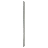 Vidaxl fence posts 10 st 200 cm galvanized steel silver colored