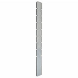 Vidaxl Fence Posts 10 ks 220 cm galvanizované ocelové stříbrné barvy