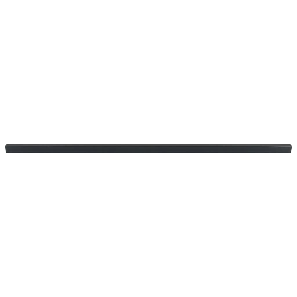 Vidaxl fence posts 20 st 220 cm steel gray