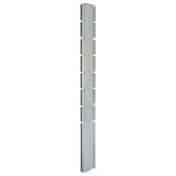 Vidaxl Fence Post 20 ST 200 cm in acciaio galvanizzato colorato