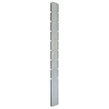 Vidaxl Fence Posts 20 ST 220 cm Galvanizované ocelové stříbrné barvy