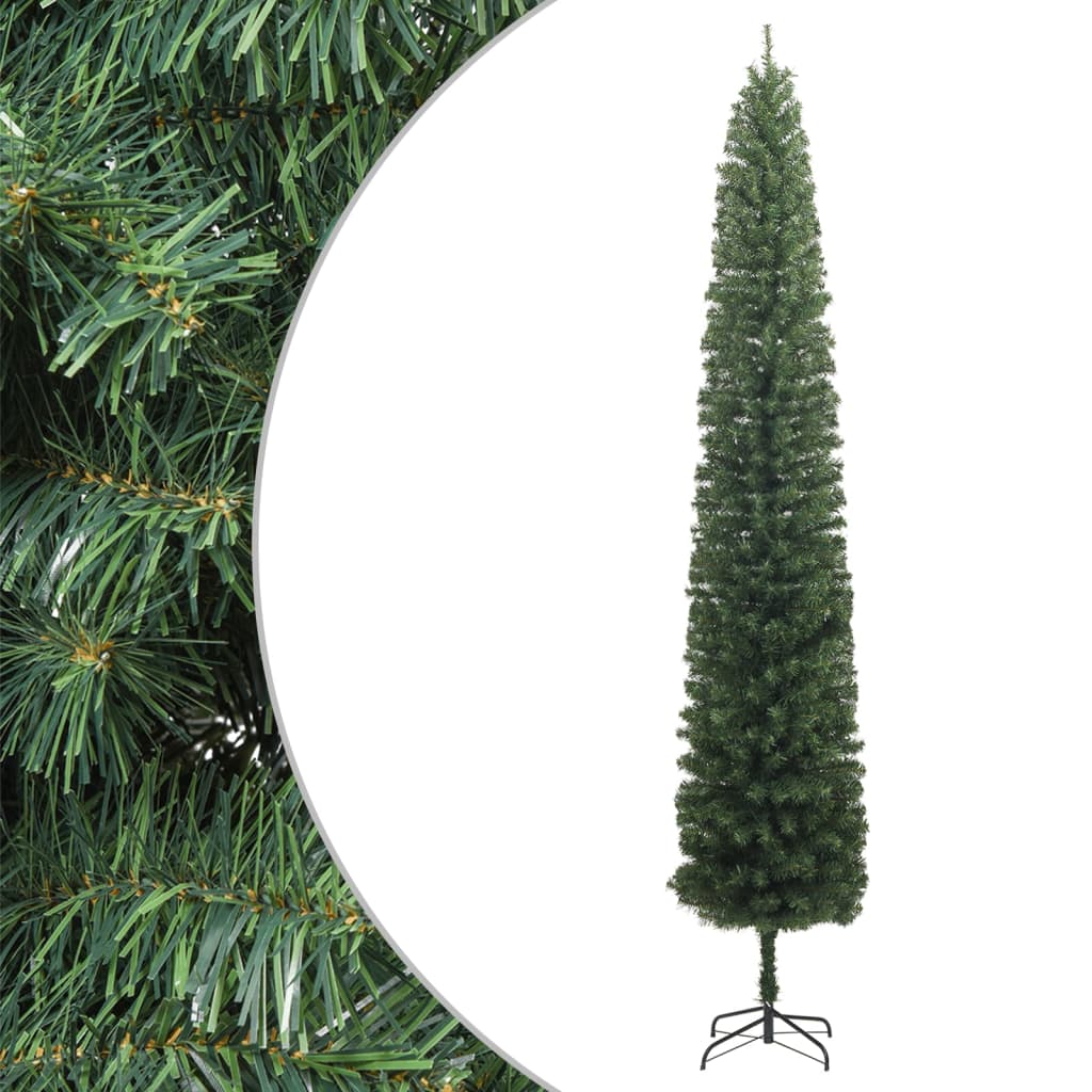 Vidaxl Kunstkerstboom estrecho con PVC estándar de 270 cm