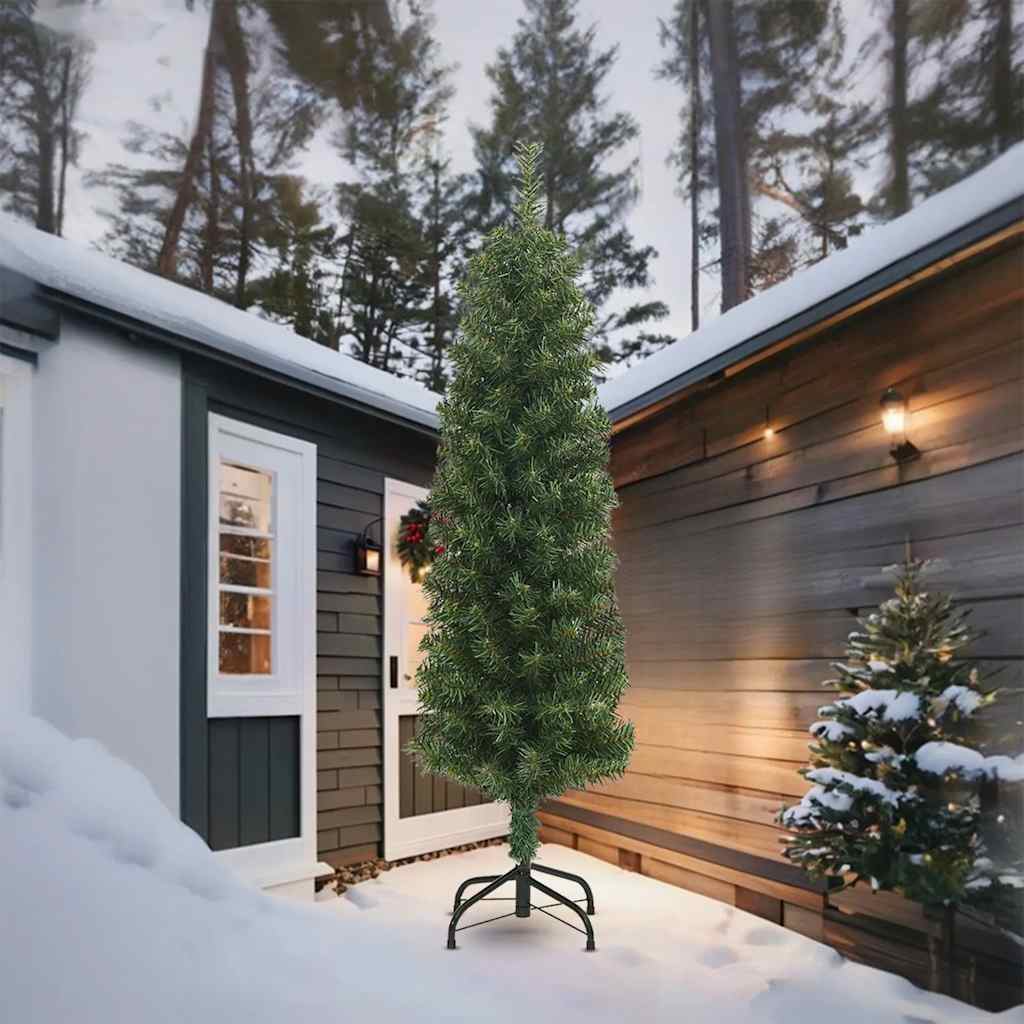 Vidaxl Kunstkerstboom smal med standard 270 cm PVC