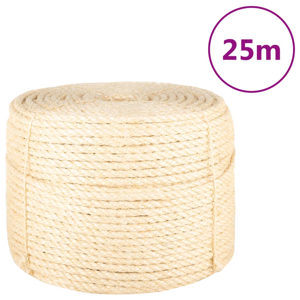 Vidaxl Rope 10 mm 25 m 100% Sisal