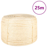 Vidaxl vrv 12 mm 25 m 100% sisal