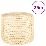 Vidaxl rep 14 mm 25 m 100% sisal