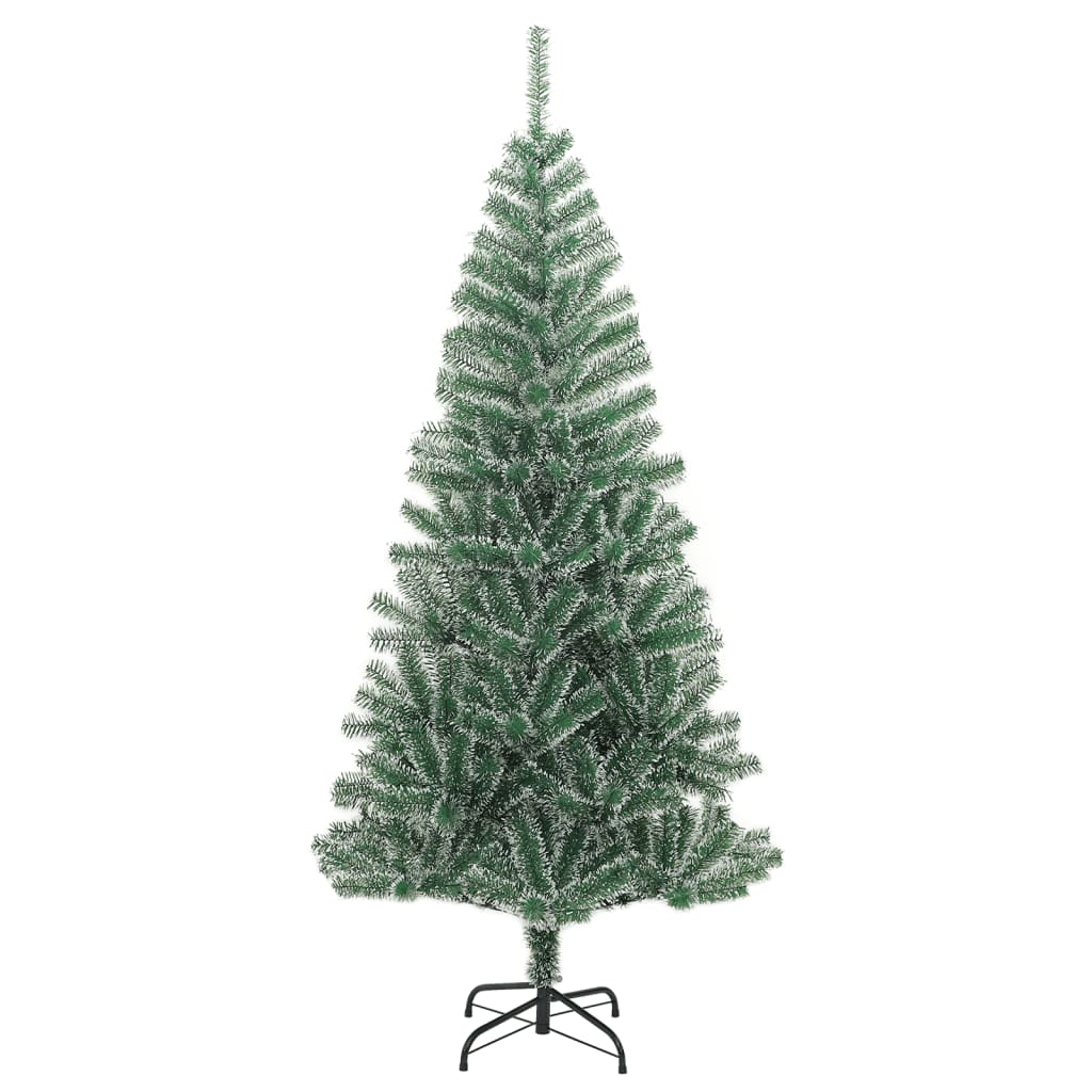 Vidaxl Kunstkerstboom with snow 240 cm green