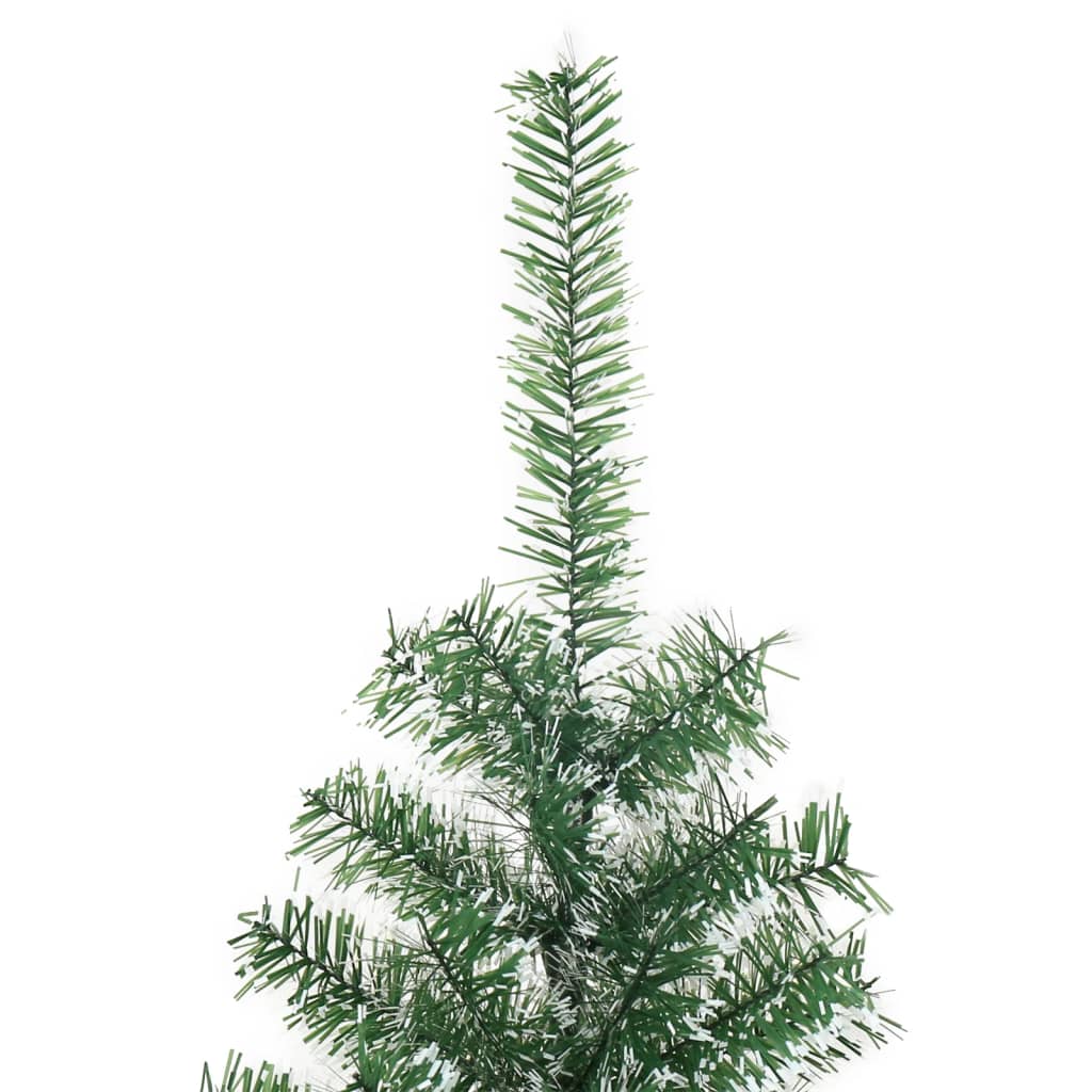 Vidaxl Kunstkerstboom with snow 240 cm green