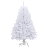 Vidaxl Kunstkerstboom con bisagras y estándar de 120 cm de blanco