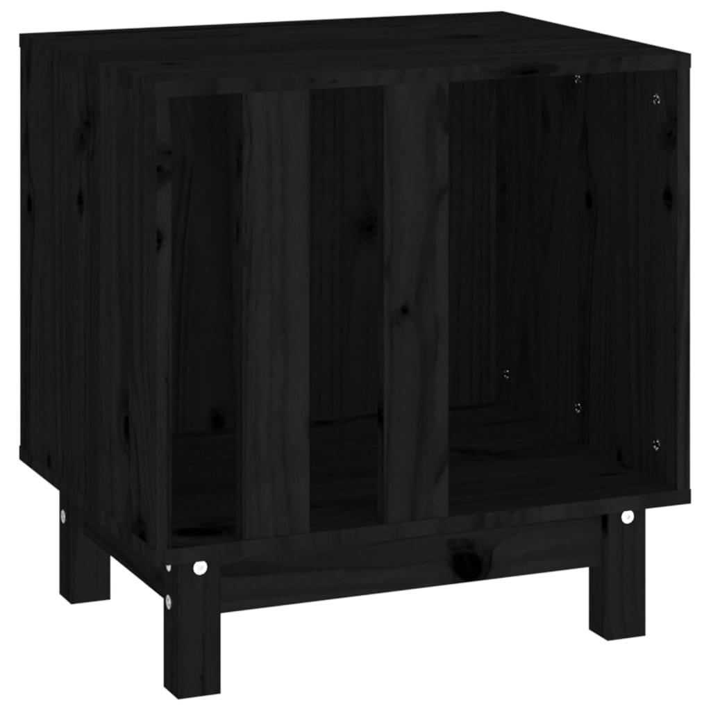 Vidaxl Dog Loft 50x40x52 cm Solid Pine Black