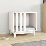 Vidaxl dog loft 60x45x57 cm Solid pine white