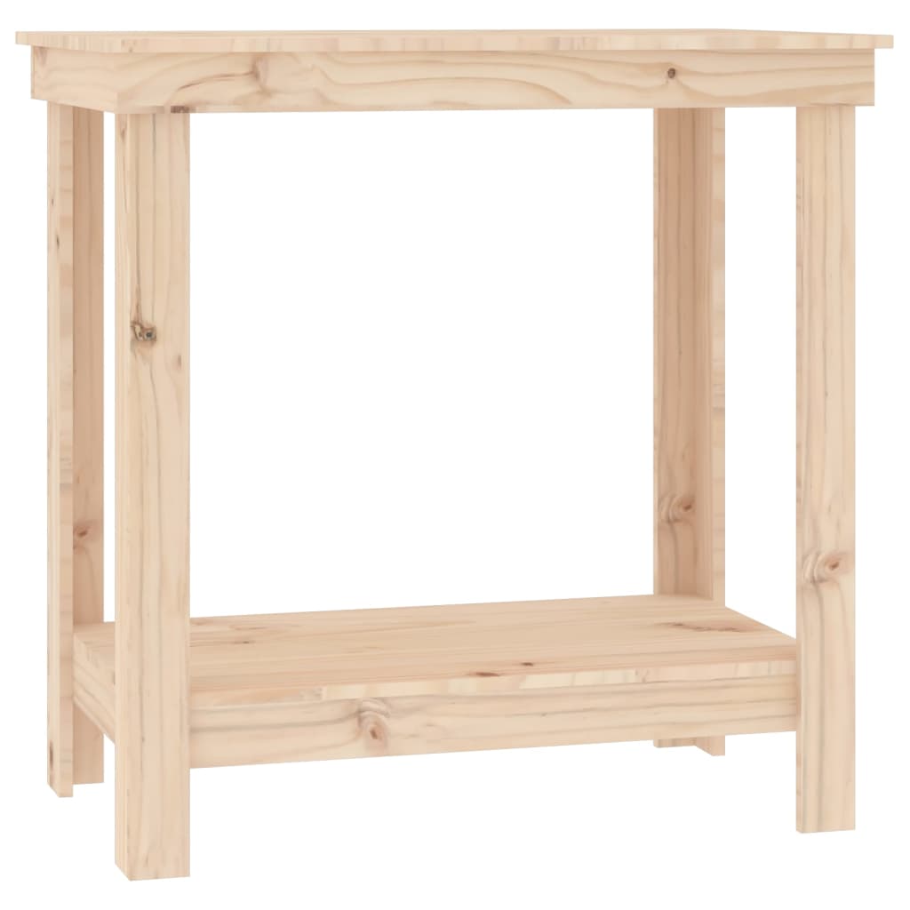 Vidaxl Workbench 80x50x80 cm Solid pine