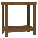 Vidaxl Workbench 80x50x80 cm Solid Pine Honey Brown