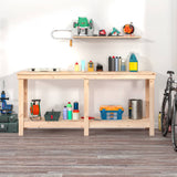 Vidaxl Workbench 180x50x80 cm Solid pine