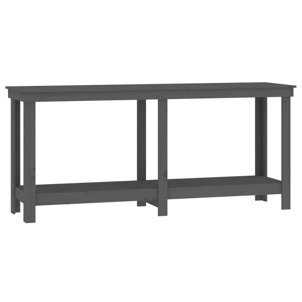 Vidaxl Workbench 180x50x80 cm Solid Pine Gray