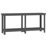 Vidaxl Workbench 180x50x80 cm en pin solide gris