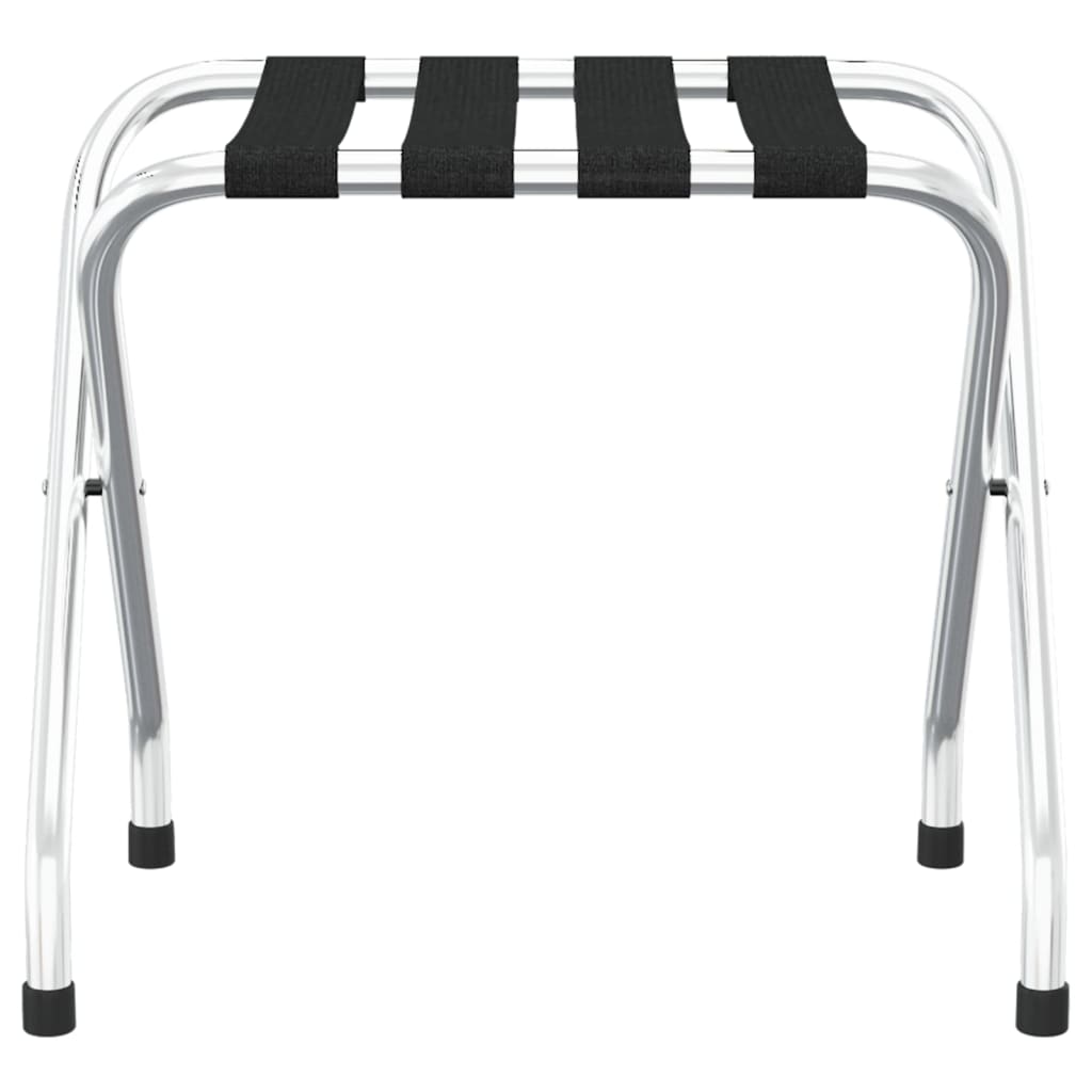 Vidaxl à bagages Rack 56x40x49 cm noir et argent