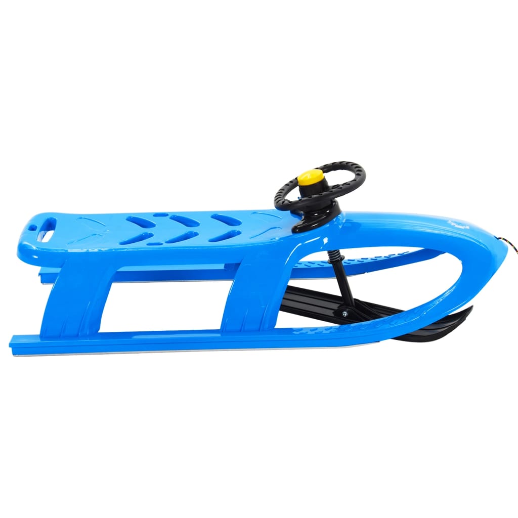 Vidaxl Slee With Ratt Wheel 102.5x40x23 cm Polypropen Blue