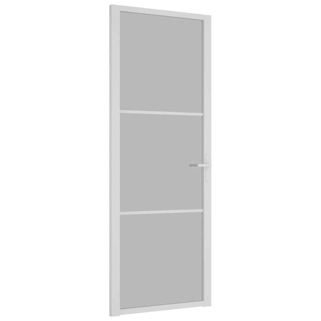 Vidaxl inner door 76x201.5 cm Matt glass and aluminum white