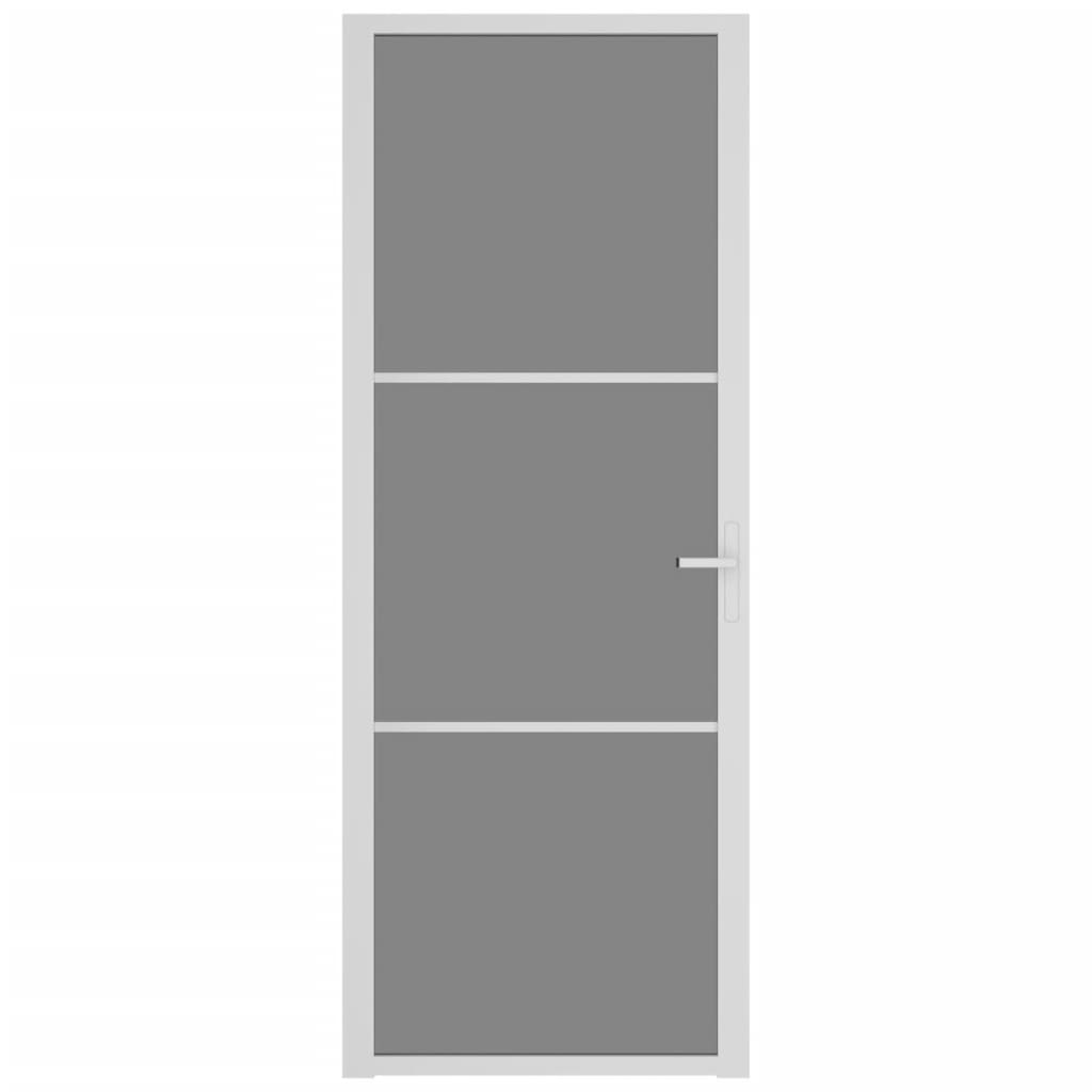 Vidaxl inner door 76x201.5 cm ESG glass and aluminum white