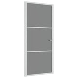 Vidaxl inner door 93x201.5 cm ESG glass and aluminum white