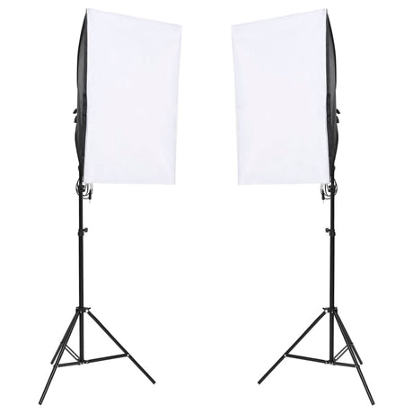 VidaXL Fotostudioset met lichtset, achtergrondscherm en reflector