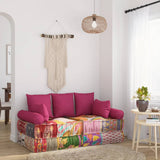 Vidaxl de 7 piezas Decorative Cushion Set Fabrics Pink