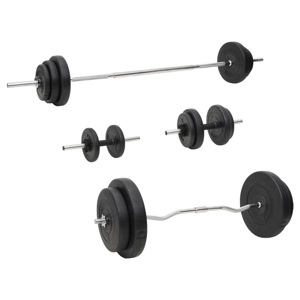 Vidaxl Halter Set con pesi 90 kg