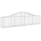 VidaXL Schans baskets 11 st vaulted 200x30x40 60 cm galvanized iron