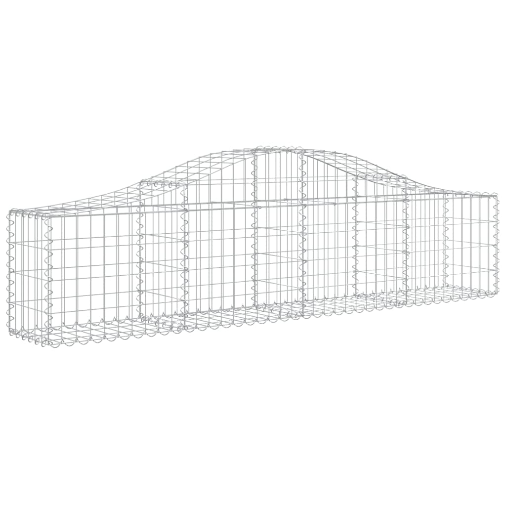 Cestas Vidaxl Schans 12 st 200x30x40 60 cm de hierro galvanizado