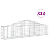 Vidaxl Schiags Kuerf 17 strad 200x3040 60 cm Galavaniséiert Eisen