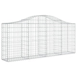 Vidaxl Schans Baskets 2 ST Krandoval 200x30x80 100 cm galvanizované železo