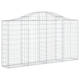 VidaXL Schans baskets 5 st vaulted 200x30x100 120 cm iron