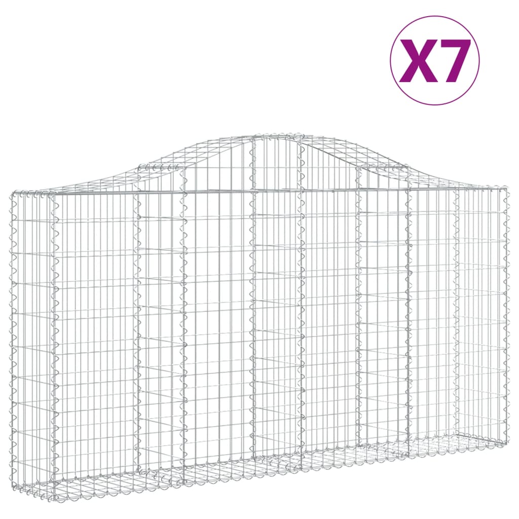 Vidaxl Schans Cesti 7 a volta a volta 200x30x100 120 cm