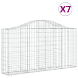 VidaXL Schans baskets 7 st vaulted 200x30x100 120 cm iron