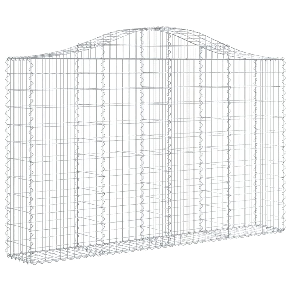 Vidaxl Schans baskets 3 ST vaulted 200x30x120 140 cm iron