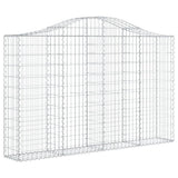 Vidaxl Schans baskets 3 ST vaulted 200x30x120 140 cm iron