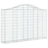 VidaXL Schans baskets 4 st vaulted 200x30x120 140 cm iron